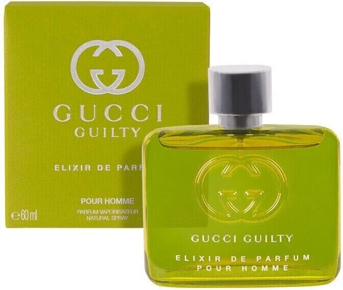 NEW Gucci Guilty Elixir De Parfum For Men 60ml / 2.0 oz Authentic