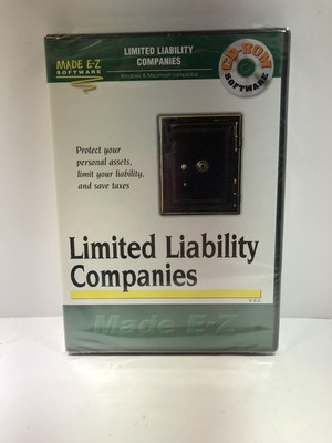 Limited Liablity Companies Made E-Z  Software CD ROM v6.0 for Windows/Mac OS