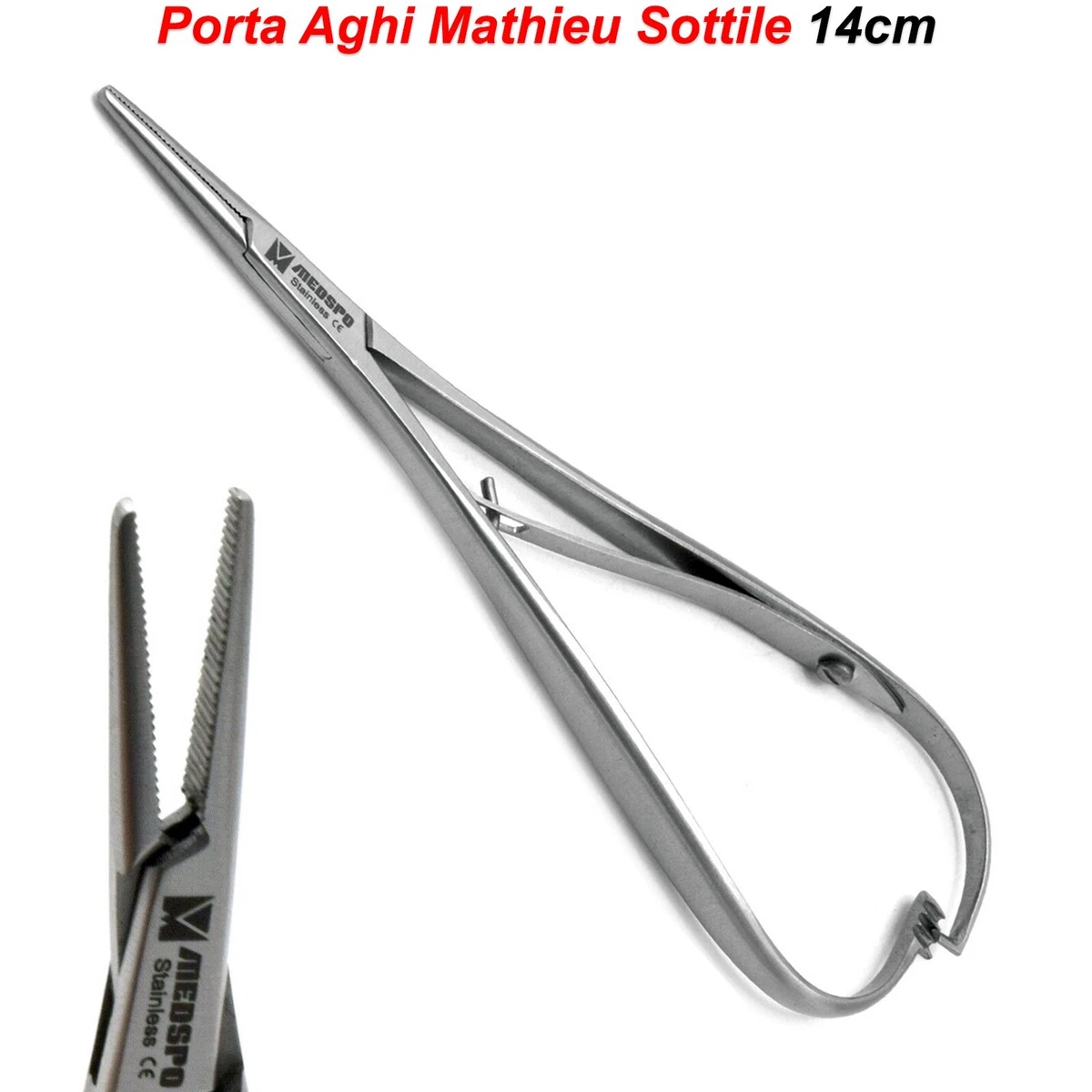 PINZA PER ARTERIA morsetto emostasi chirurgica pinzette Kelly 14 cm
