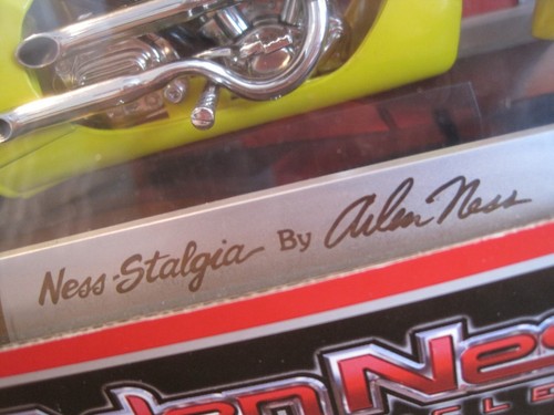 Arlen Ness Diecast Yellow Stalgia Motorcycle 1/6 Collector's Limited Edition NIB - Picture 11 of 15