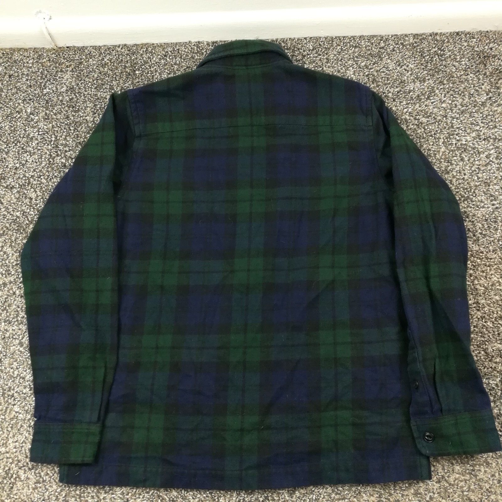 Vintage Ralph Lauren Jacket Blackwatch Plaid Flannel Full Zip P/S Petite Small eBay