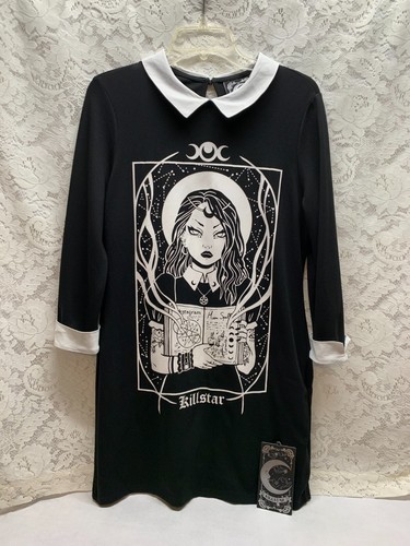Moonspell Women's Collar Dress Black XXL Killstar
