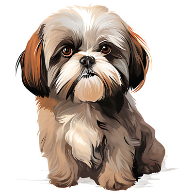 100X Shih Tzu Auto Aufkleber 9x9 cm Hunde Sticker Wetterfest & Selbstklebend