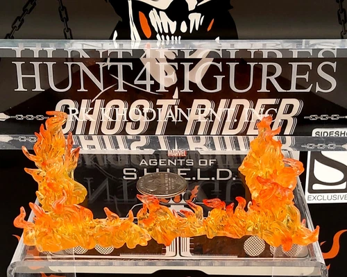 Figura de acción Hot Toys TMS005 Ghost Rider Agents Of Shield 1/6 4 efectos de llama