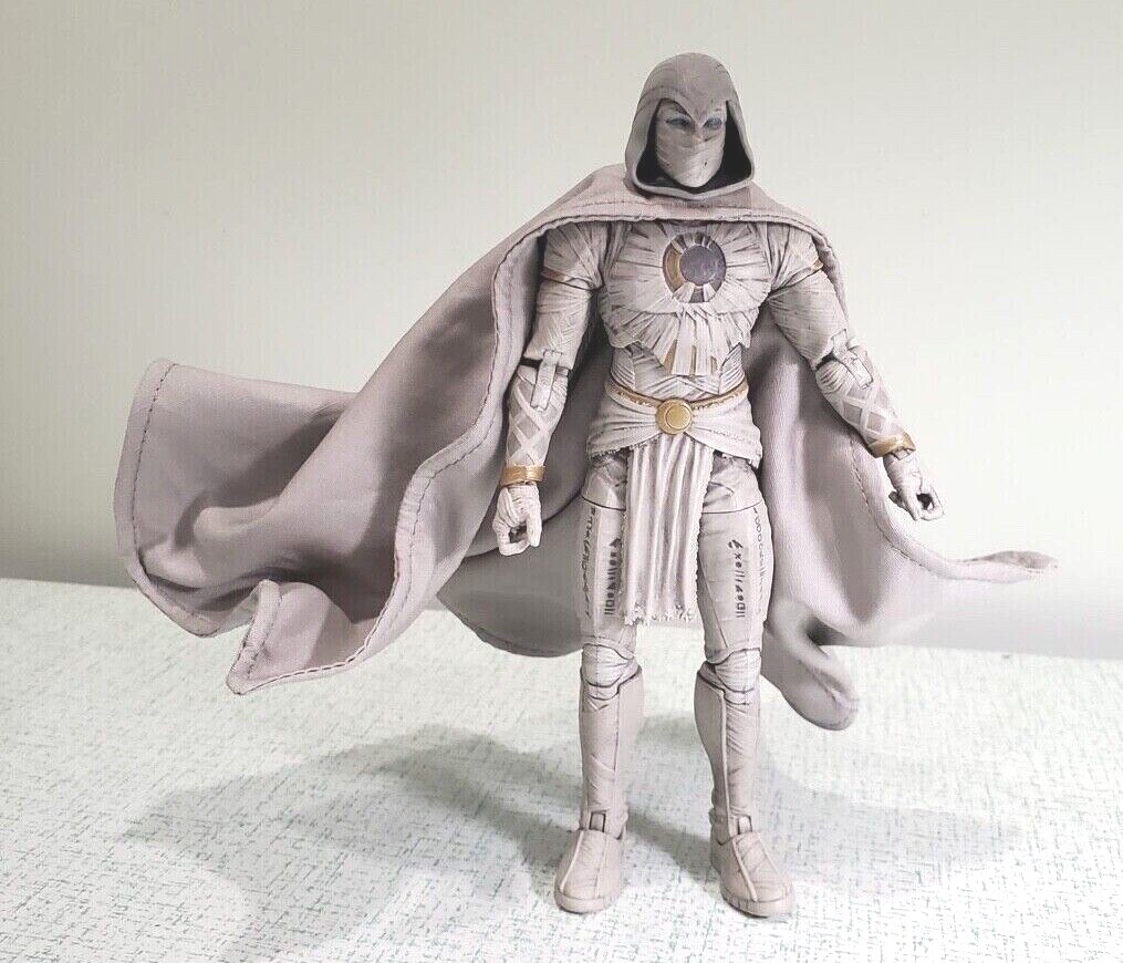 Mantello Bianco Con Cappuccio Cablato Per Marvel Legends Moon Knight 1/12 - FIGLot
