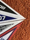 4 Vintage Super Bowl XXLI Giants Patriots Pennants . — photo 10