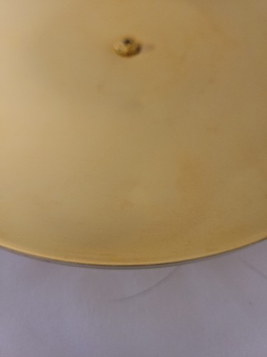 Vintage Hall China White Lidded Casserole Dish With Gold Lid And Holder - Picture 5 of 24