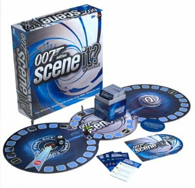 007 Scene It ''  James Bond '' DVD Game ( 2004 )  hosted by John Cleese / 4 TOKENS