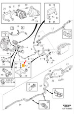 Supporto sistema raffreddamento powertrain elettrico VOLVO XC90 MK2 31368409 NUOVO ORIGINALE