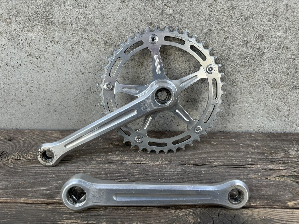 パーツ Campagnolo STRADA CRANKSET DE ROSA PANT Campagnolo Strada Crankset 144 BCD 170mm – Bikes Not Bombs