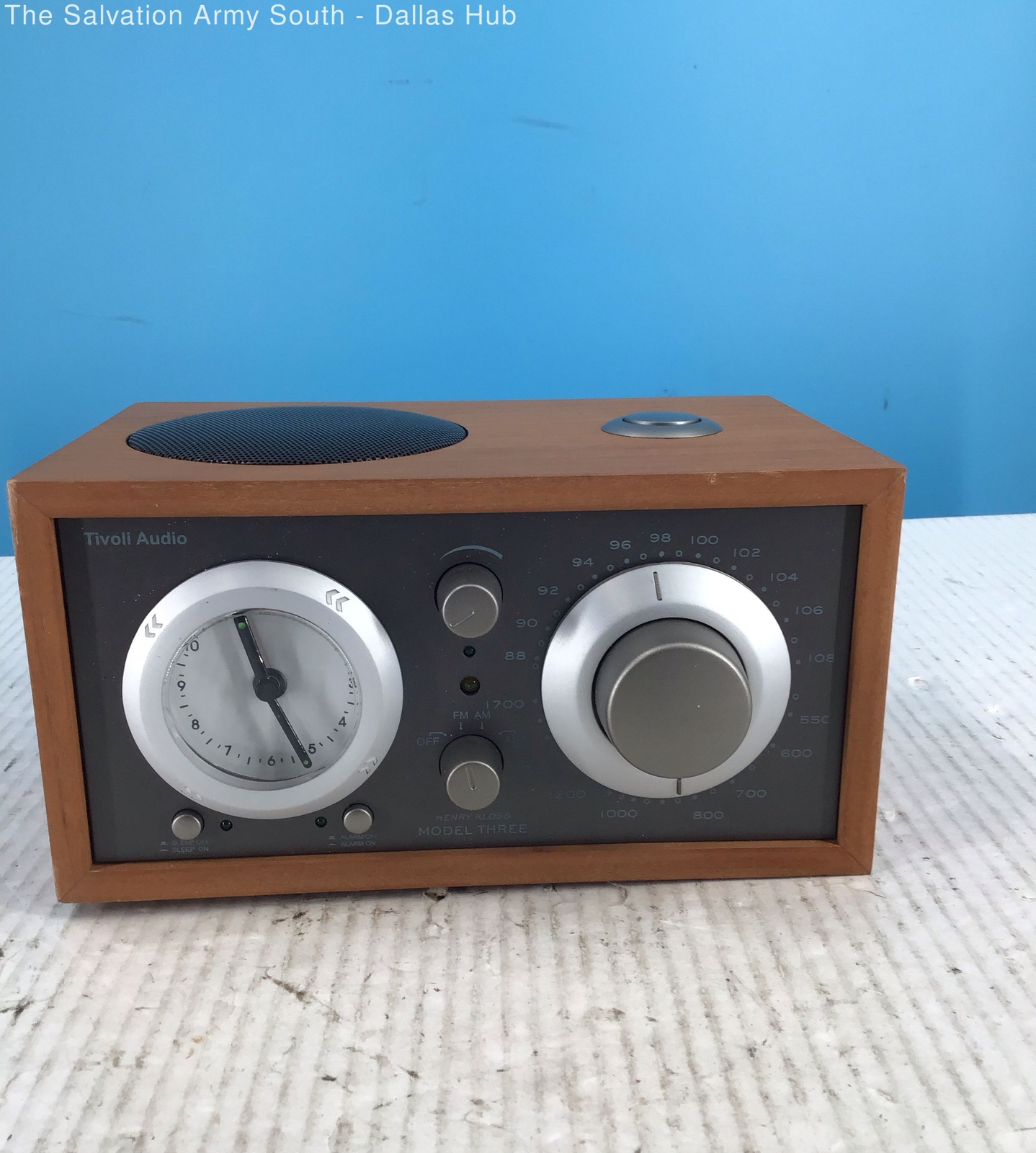 Henry Kloss Tivoli Audio AM/FM/AUX Model 3 Clock Radio & Alarm eBay