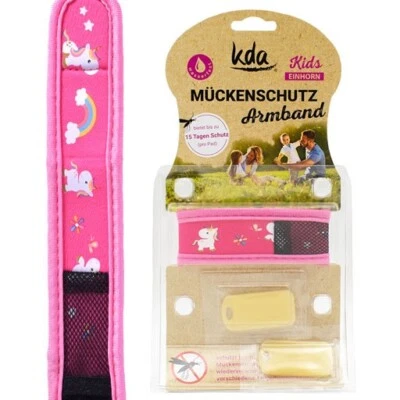 KDA PHARMAVERTRIEB ARNDT GMBH MÜCKENSCHUTZ Armband Kinder Einhorn - OVP