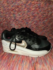 AIR MAX 90 LTR Youth GS Black/White DJ0415-001 Gradeschool Size Youth 2.5