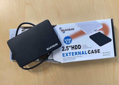 SUHSAI Portable External Hard Drive 2.5  HDD 500GB 3.0 USB Ultrafast Slim