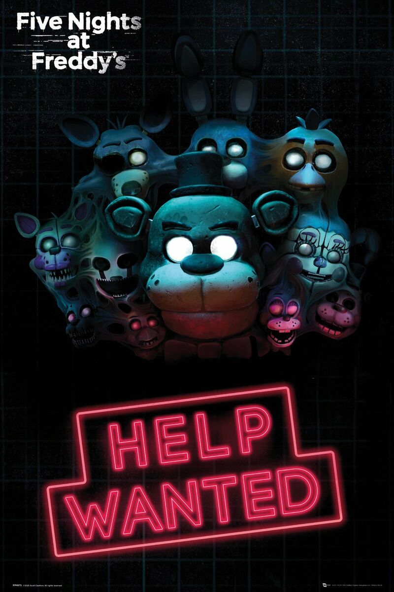 Five Nights At Freddy's - Gaming Poster (5 Nights - Fnaf