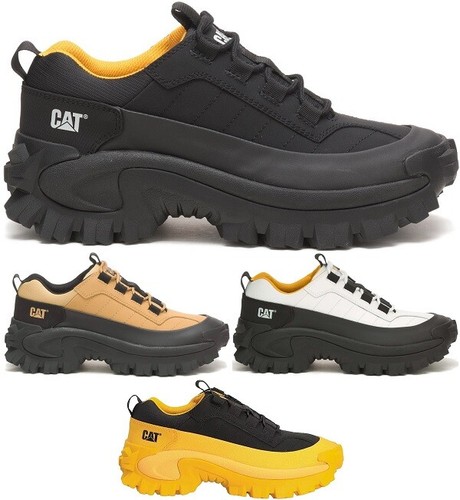 Baskets Caterpillar Cat Intruder P110094 - Homme - Blanc - Cuir - Neuf Avec Boîte