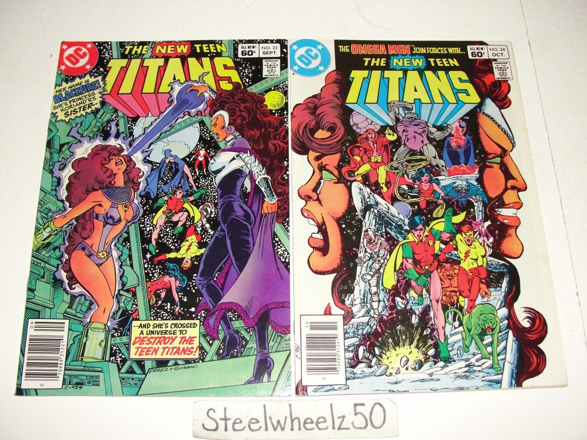 New Teen Titans #23-30 Comic Lot DC 1982 24 25 26 27 28 29 1st