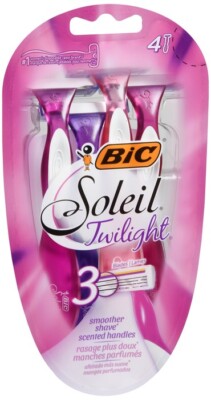BiC Soleil Smooth Razors Soothing Lavender 4 EA