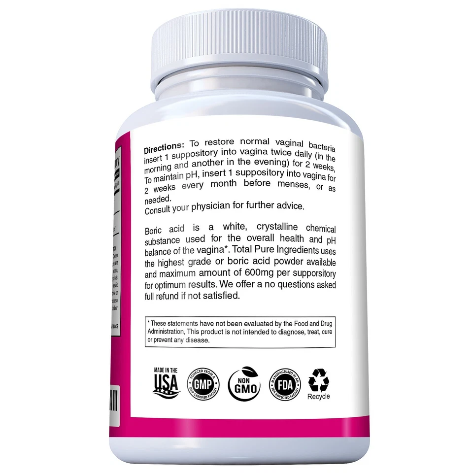 HARMONY 600MG SUPOSITORIOS VAGINALES INFECCIÓN POR LEVADURAS BV HECHO EN EE. UU. (30 CT) Foto 2 de 4