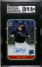 2021 Donruss Optic JOEY BART '87 Rated Rookie Auto Green Mojo Prizm #/99 SGC 10
