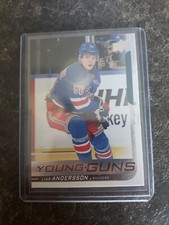 2018-19 Upper Deck Series 2 Young Guns YG Lias Andersson RC Card# 497