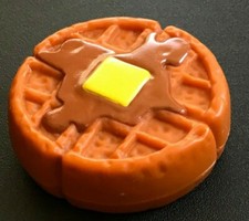 LITTLE TIKES INTELLITIKES KITCHEN FISHER PRICE FUN FOOD WAFFLE BUTTER SYRUP EXC