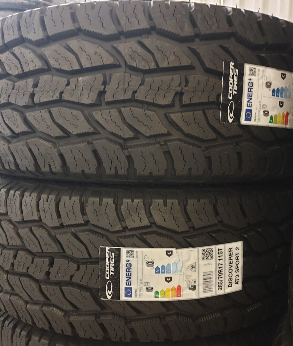 2X NEW COOPER DISCOVERER AT3 SPORT 2 265/70 R17 115T 265 70 17