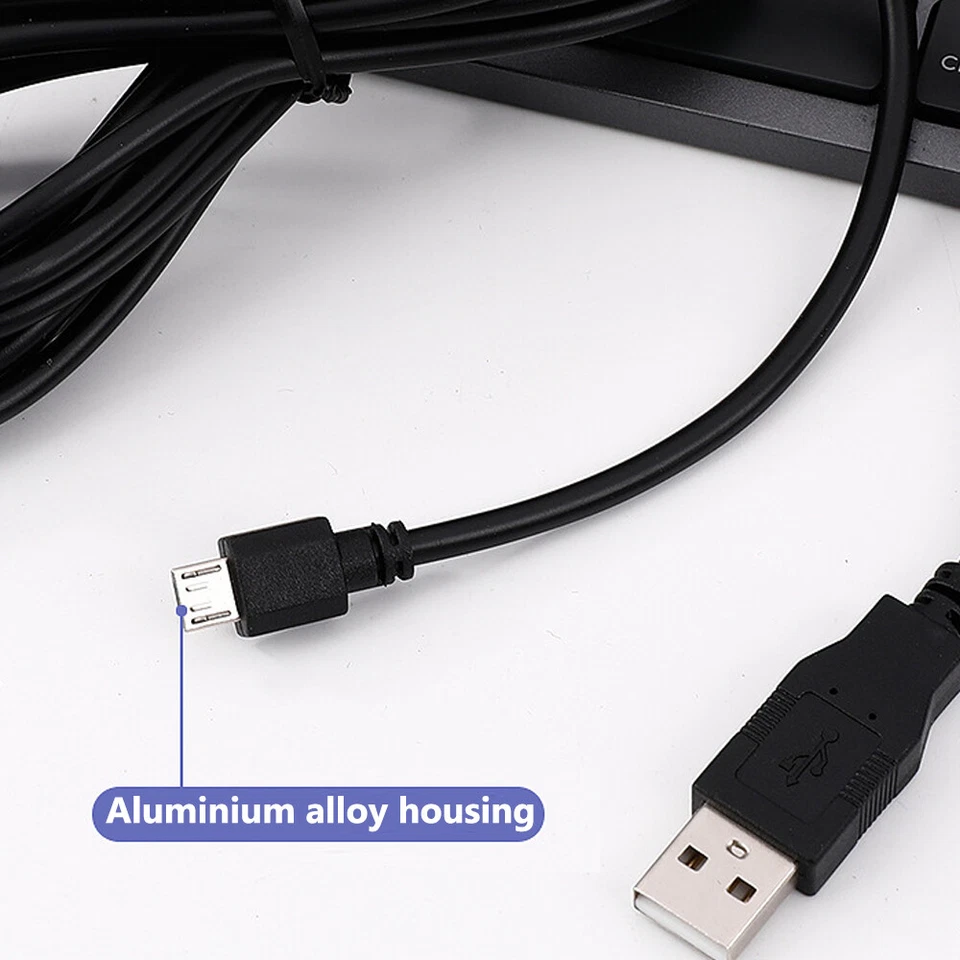Para Sony PS4 Controlador Inalámbrico USB RÁPIDO Cable Cargador Cable Carga 9.85 ft Foto 4 de 4