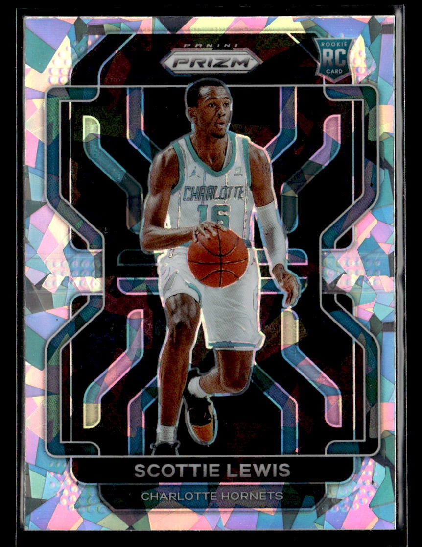Scottie Lewis 2021-22 Panini Prizm #287 Ice Charlotte Hornets