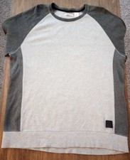 DKNY Jeans Pullover Long Sleeve Cotton Poly Blend Gray Men's Sweater Size Large