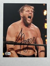 Jake Hager Jack Swagger autographed signed 8x10 photo Beckett BAS COA WWE AEW