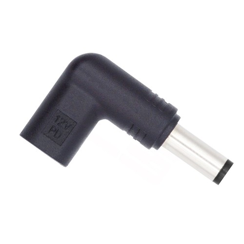 Chenyang USB 3.1 Type C USB-C Female to DC 5.5x2.5mm 12V Plug PD Angled Adapter - Picture 5 of 13