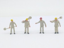 Preiser Figures Track Workers & Sleeper - OO/HO - (Unused) Mint Condition