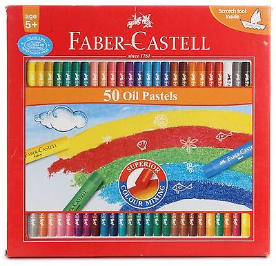 50 x Faber  Castell  Oil Pastels  Set Oil Pastel  Crayons eBay