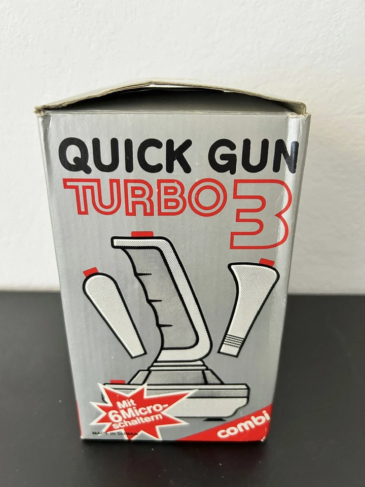 Joystick Quick Gun Turbo 3 für Commodore C64 128 Atari etc. 9 pol. Stecker OVP - Bild 3 von 3