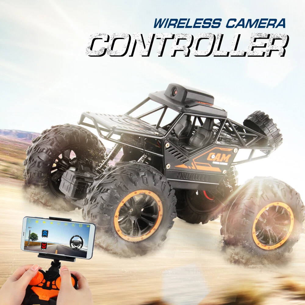 2.4G 1:18 Wifi FPV HD 720P Camera RC Car 4WD off road High Speed Remote  Control