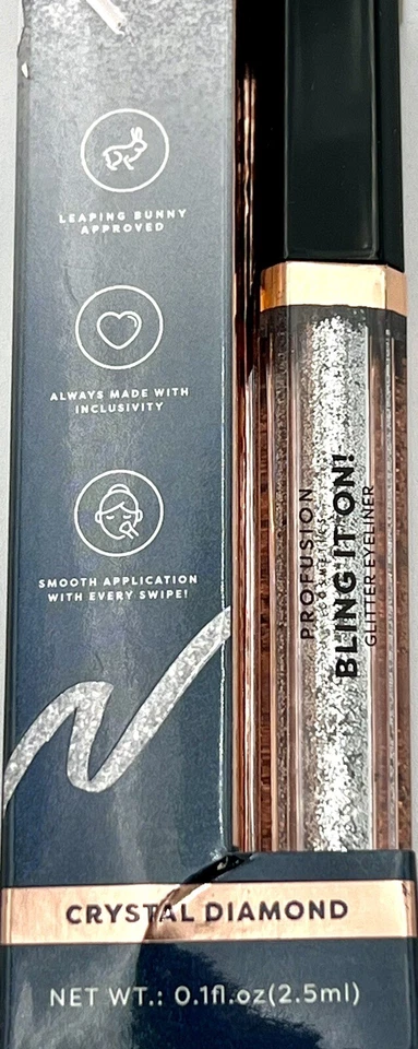 Profusion Cosmetics Bling It On Liquid Glitter Eyeliner Crystal Diamond - Image 3 of 4