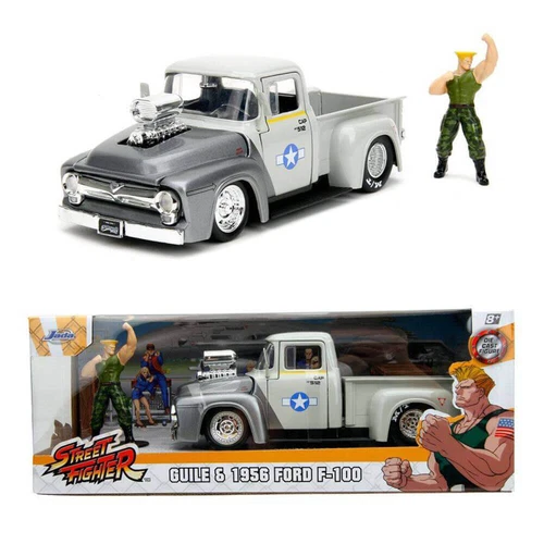 Jada Street Fighter F100 Hollywood Rides 1/24 Scale with Guile Action Figure