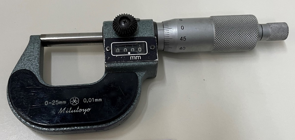 Mitutoyo No.193-101 Digit Outside Micrometer Ratchet Stop 0-25mm