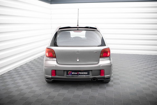 CAP FüR Toyota Yaris T-Sport Mk1 Facelift Schwarz Heckspoiler Spoileransatz-image
