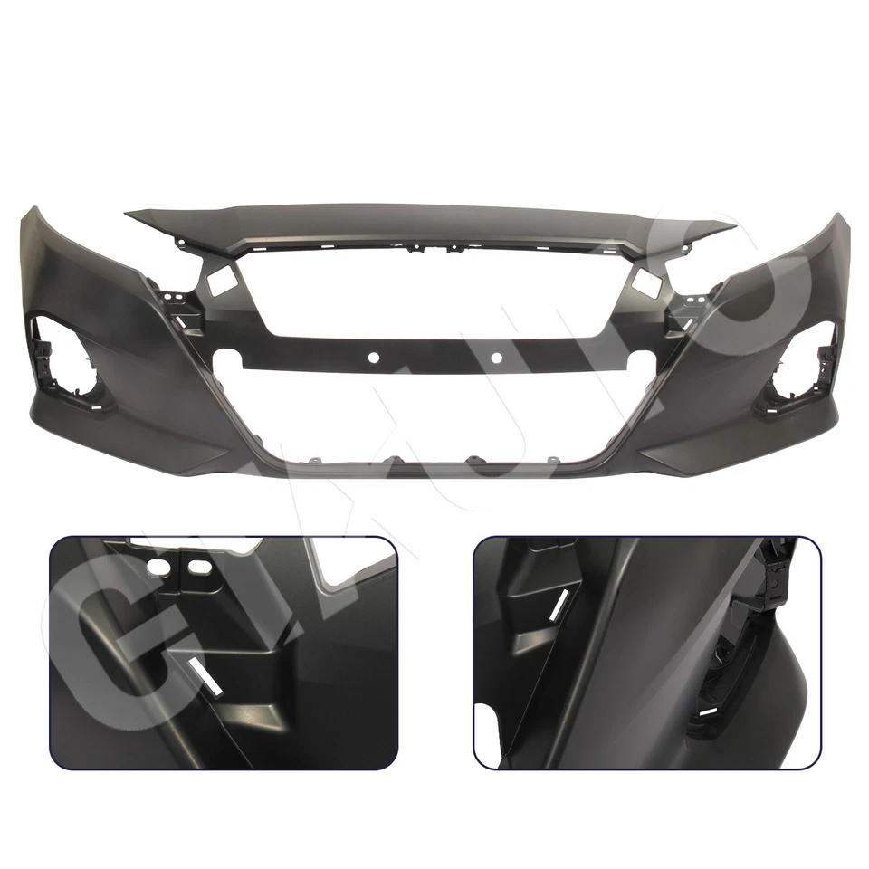For 2019-2022 Nissan Altima S SL SR SV Primed Front Bumper Cover With Brackets Foto 3 de 4