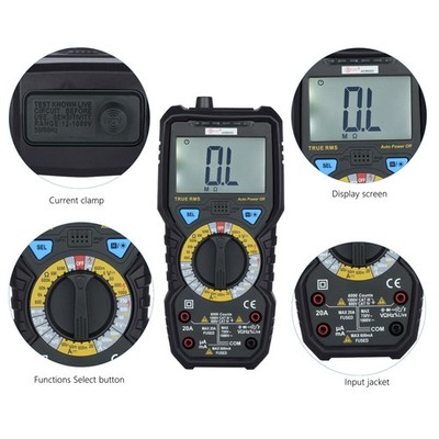 Vielfachmessgerät Multimeter Digitaler Spannungsprüfer Spannungstester