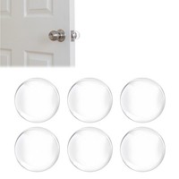 TüRpuffer Selbstklebend Transparent Silikon Wand TüRgriff Schutz 6 StüCk 40X8Mm