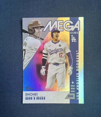 2025 Topps Series 2 Shohei Ohtani SSP Mega Stars Holo #MS2-1 Los Angeles Dodgers