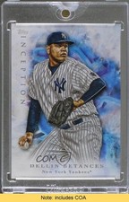 2017 Topps Inception Topps Vault Blank Back 1/1 Dellin Betances #33 w7v