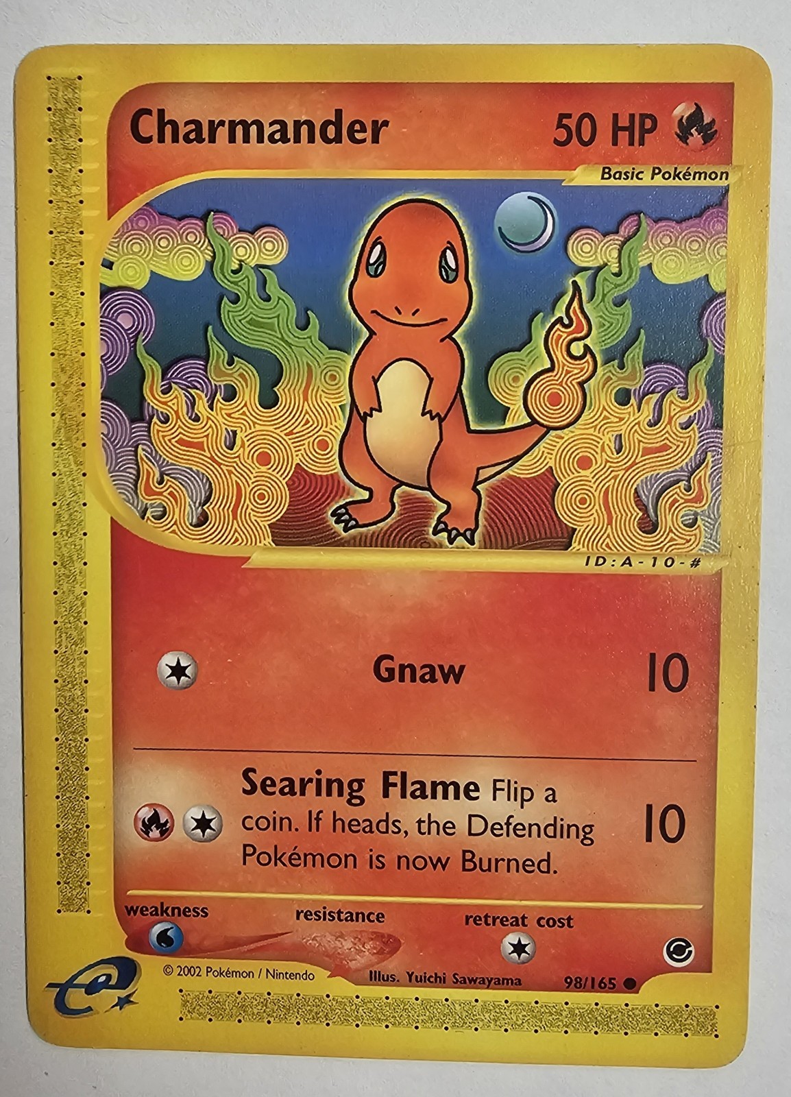 Pokemon TCG Charmander 98/165 Expedition Base Set NM Vintage Nintendo WOTC