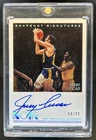 2020-21 Panini Noir Jerry Lucas Snapshot Signatures Auto Autograph #/99