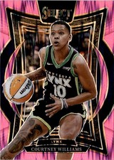 2025 Panini Select WNBA #23 Courtney Williams Pink Flash Prizms Minnesota Lynx