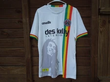 Bohemians FC of Dublin Bob Marley concert special edition soccer jersey, large