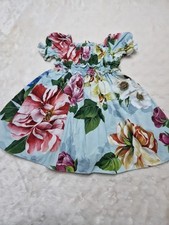 dolce gabbana baby Poplin girl Dress And Bloomers Bnwot